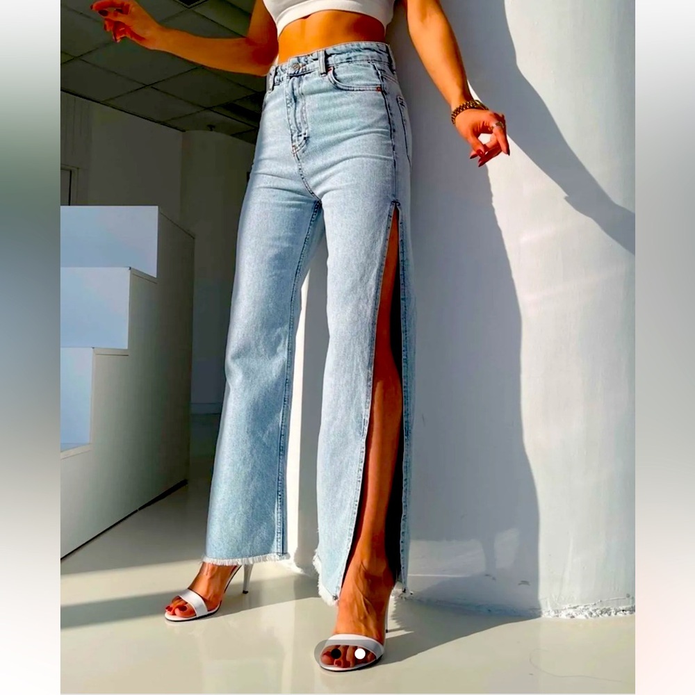 Slit Jeans XS